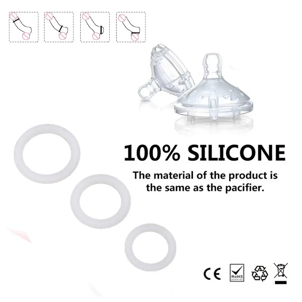phalus Ring locked up penis case for men silicone pene traction ring men's eroitico products women vibrator suction objects CRW1