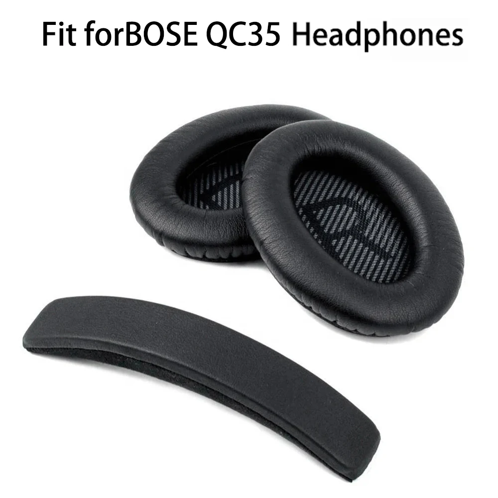 Replacement Ear Pads Earpads Headband For Bose QuietComfort QC 2 15 25 35 Headset Ear Cushion QC35 QC2 QC15 QC25 Accessory