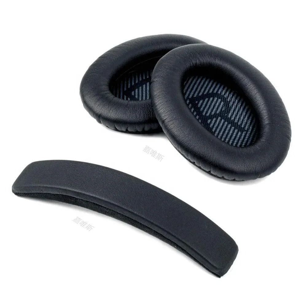 Replacement Ear Pads Earpads Headband for Bose QuietComfort QC 2 15 25 35 Ear Cushion QC2 QC15 QC25 QC35 SoundTrue Headphones