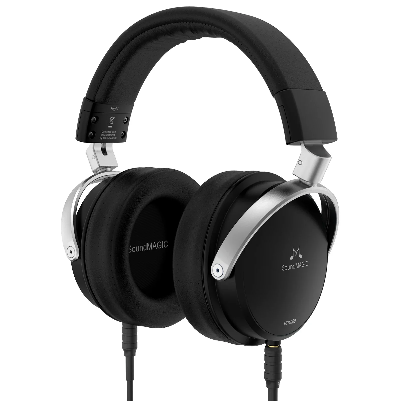 SoundMAGIC HP1000 Wired Over Ear Audiophile Headphones HiFi Stereo Premium Headphone Super Clear Wide Soundstage for Musician