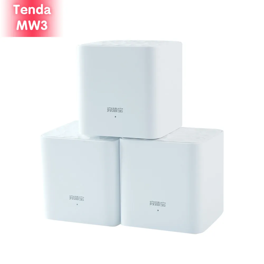 Tenda MW3 Wireles Nova Mesh WiFi System Up to 3500 sq.ft. Whole Home Coverage Router Extender AC1200 Parental Control APP