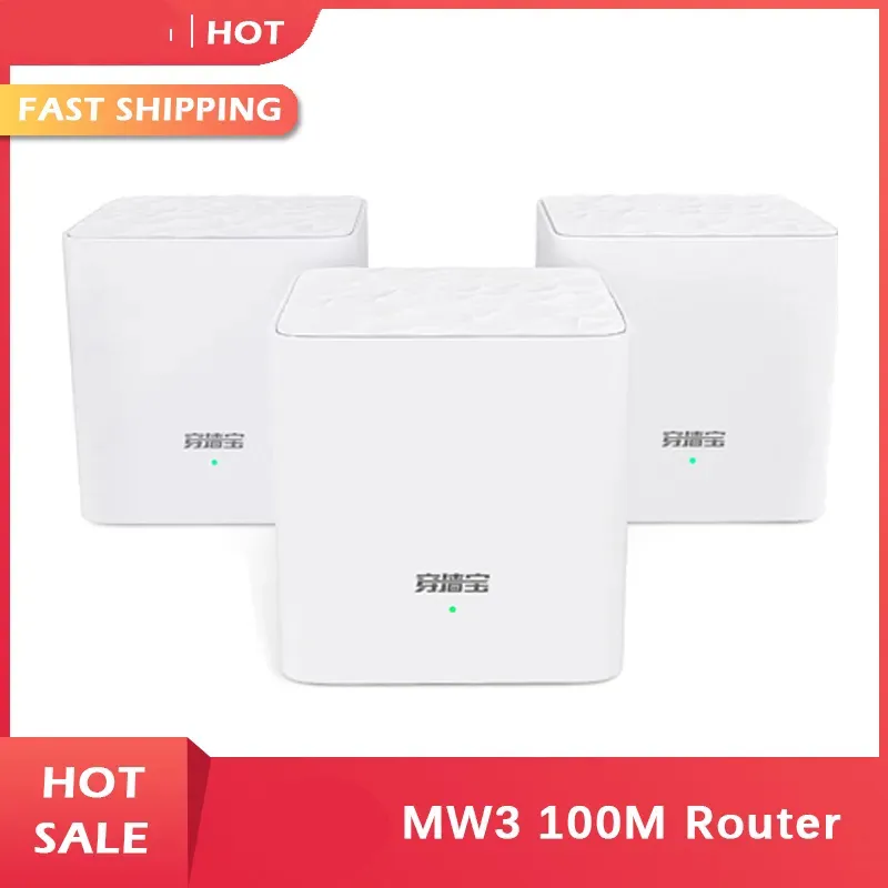 Tenda Nova MW3 Wifi Router AC1200 Dual-Band for Whole Home Wifi Coverage Mesh WiFi System Wireless Bridge, APP Remote Manage