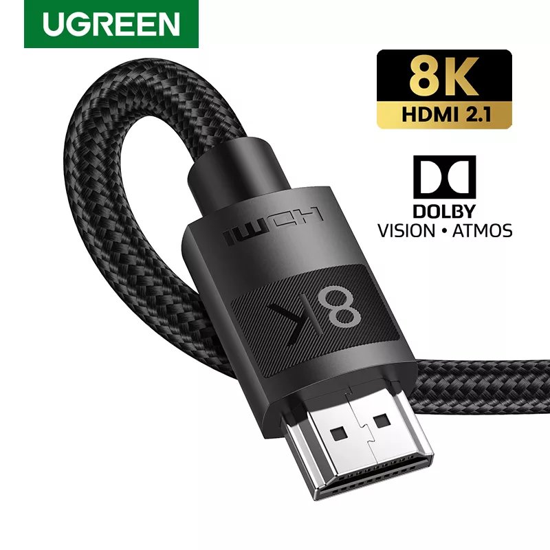 UGREEN HDMI 2.1 Cable 48Gbps Ultra High Speed 8K HDMI Cable 4K/120Hz Dynamic HDR Dolby Atmos for PS5 Xbox Series X Cable HDMI