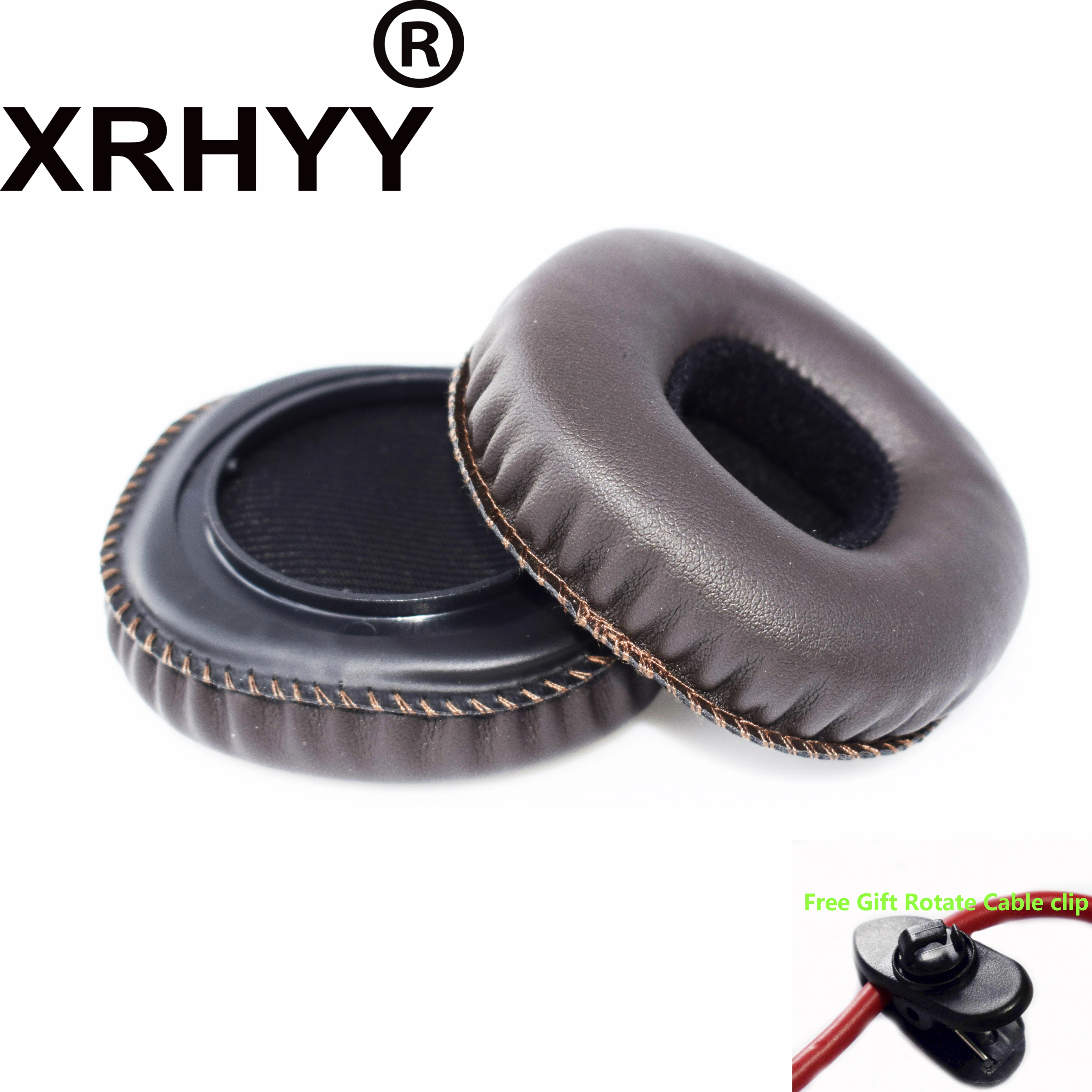 XRHYY Brown Ear Pads Repair Parts for Marshall Mid ANC Active Noise Cancelling On-Ear Headphones