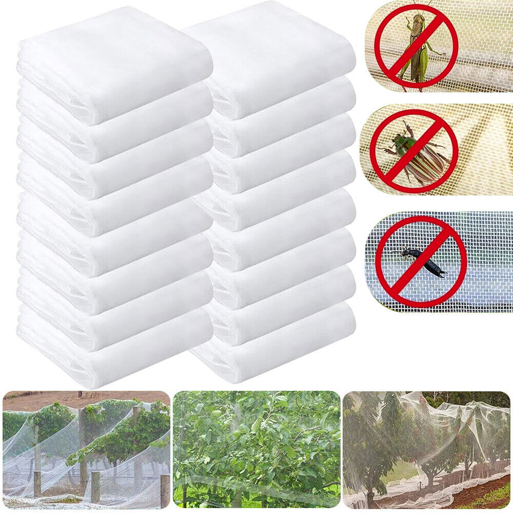 33~150ft Mosquito Garden Bug Insect Netting Barrier Bird Net Plant Protect Mesh