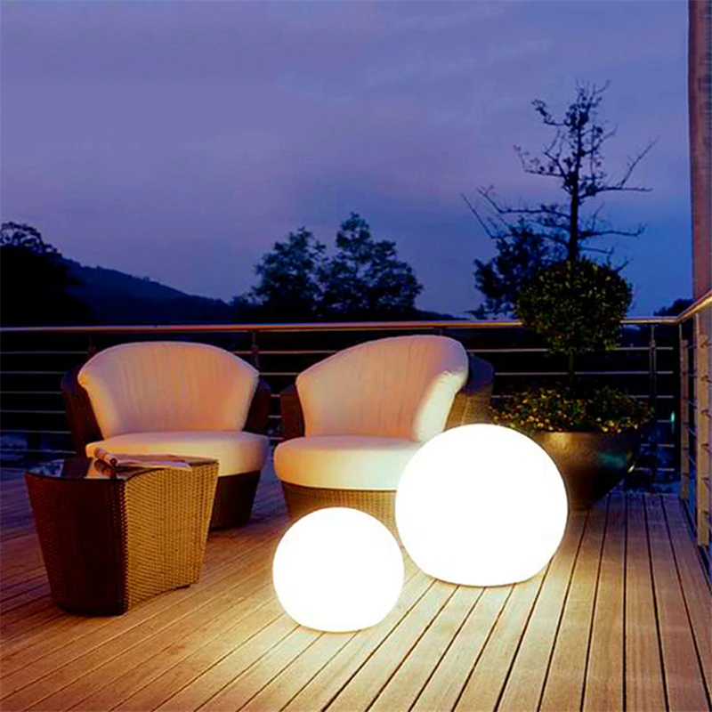 Solar LED Garden Ball Lights Outdoor Christmas Decoration Street Lawn Lamp Rechargeable RGB Swimming Pool Floating Light