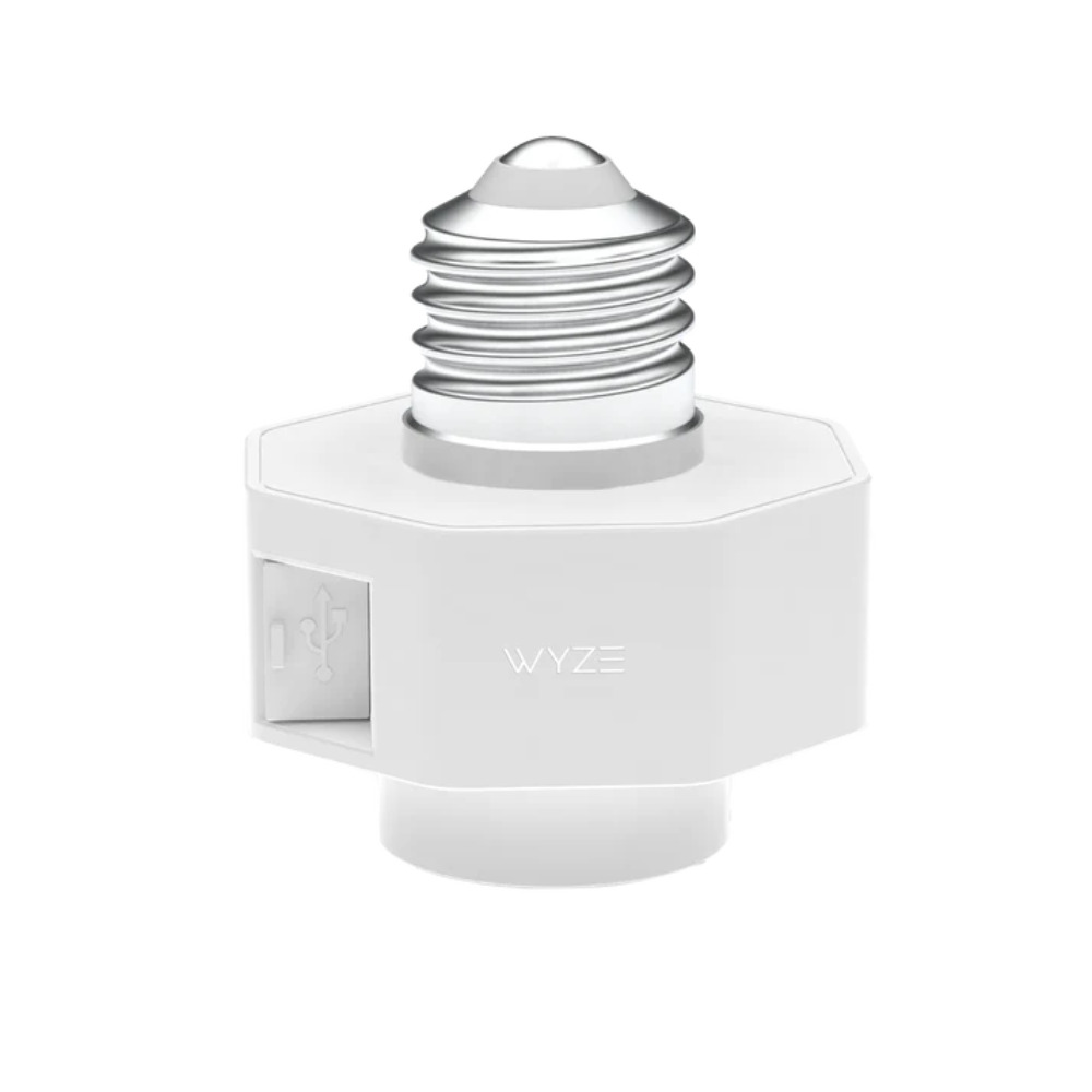WYZE Lamp Socket - Smart WiFi Light Bulb Socket for Home Automation and Control