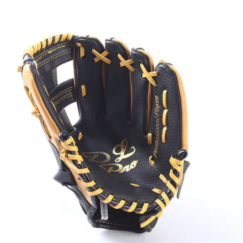 Outdoor Sports Genuine Leather Baseball Gloves for School Match Adults Youth Training 11.5/12.5 Inch Baseball Mitt Glove Gear