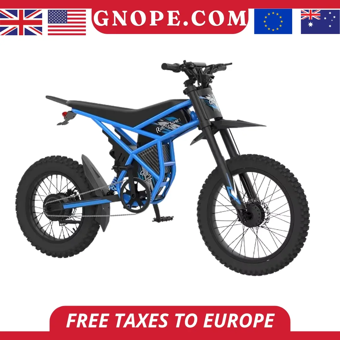 GT73 2025 Electric Dirt Bike Light Dirt Bike 48v 2000w Powerful Off Road Ebike All Terrain Electric Bikes