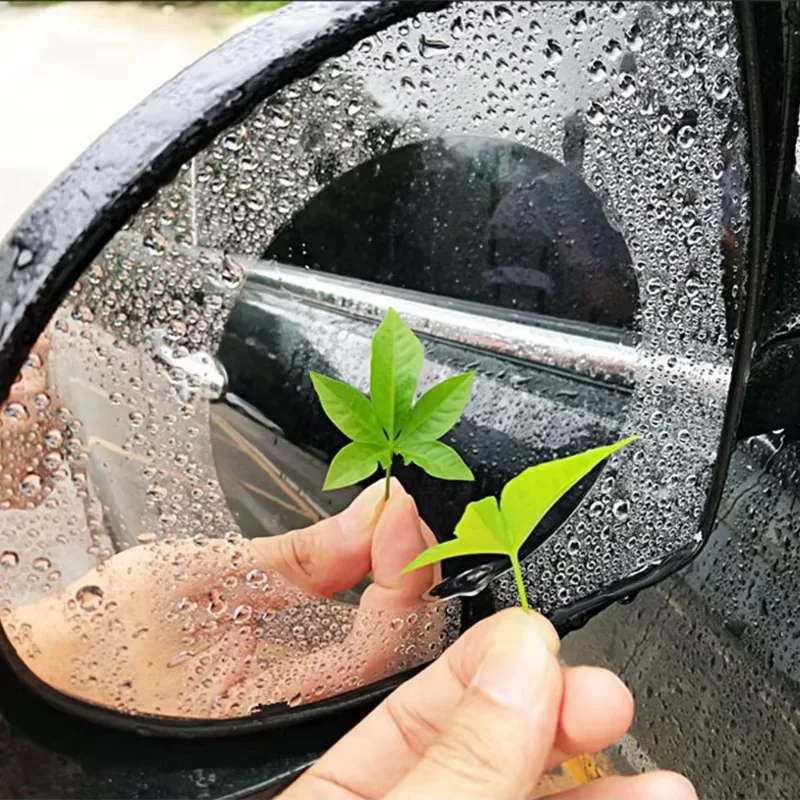 2PCS Car Mirror Rain-proof Film Car Rearview Mirror Film Window Glass Anti-Fog Anti-reflective Sticker Auto Accessores