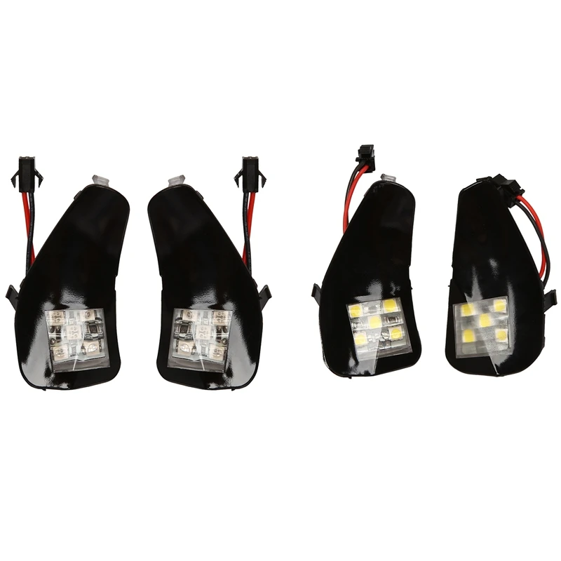 2PCS LED Rearview Puddle Light Under Side Mirror Welcome Lamp For Toyota Alphard 20 Series Vellfire II